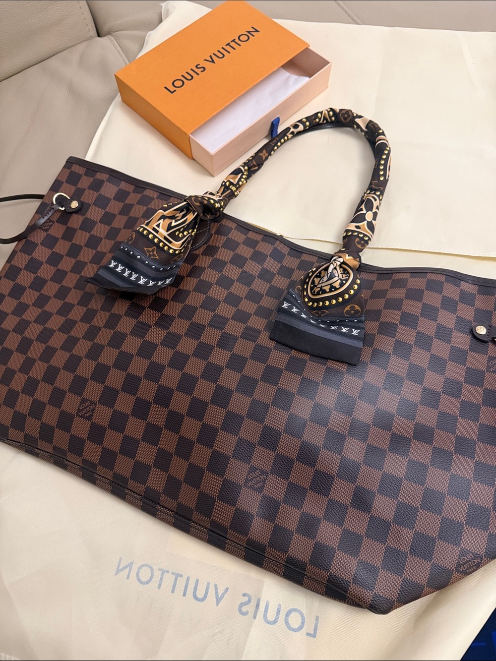 Louis Vuitton neverfull Damier GM tote